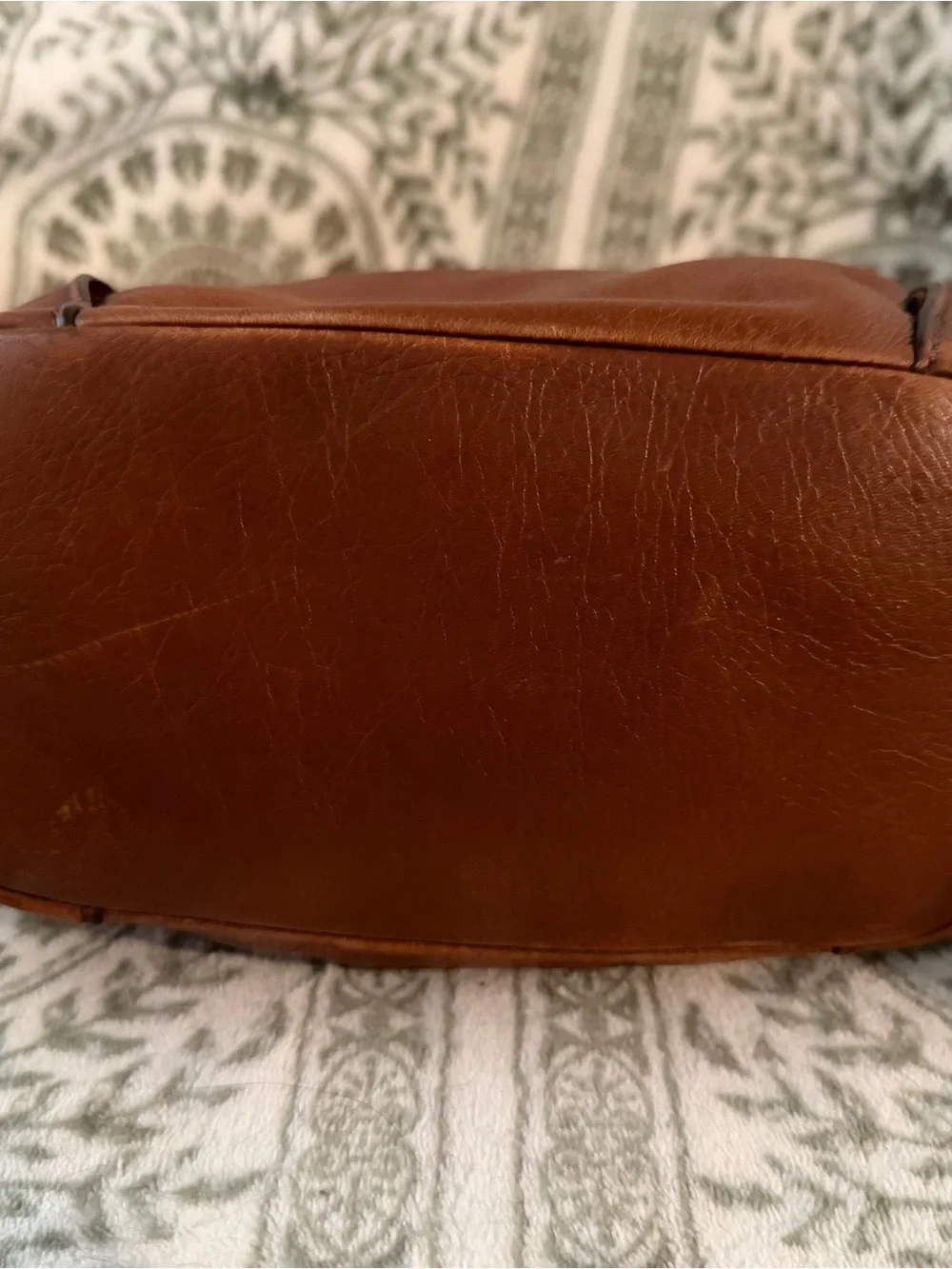 Fossil Emerson Brown Leather Hobo Bag